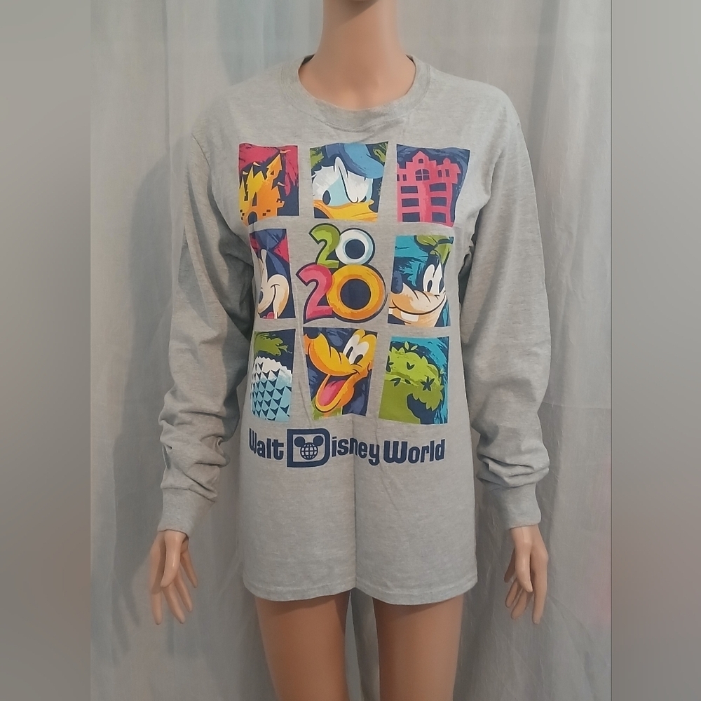 Walt Disney World Long Sleeve Mickey & Friends Graphic Tee - Picture 1 of 5